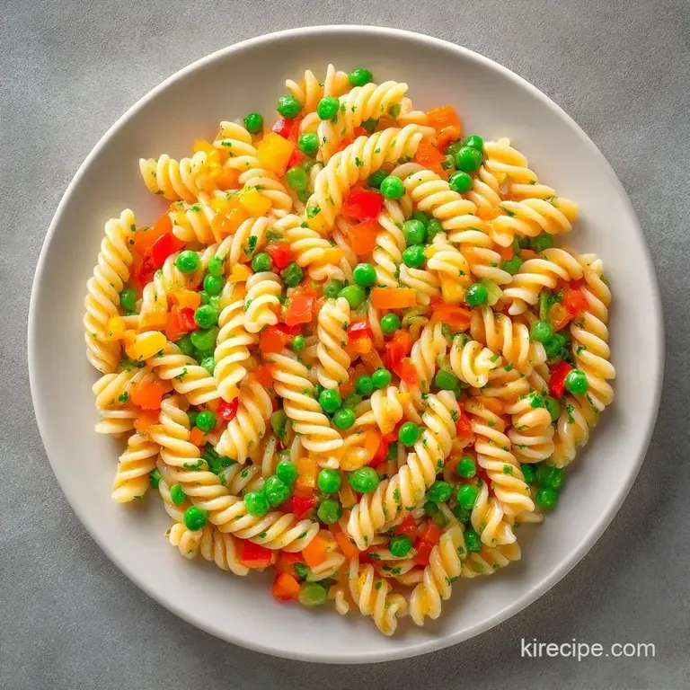 Rainbow Veggie Pasta Salad: Zesty and Crisp