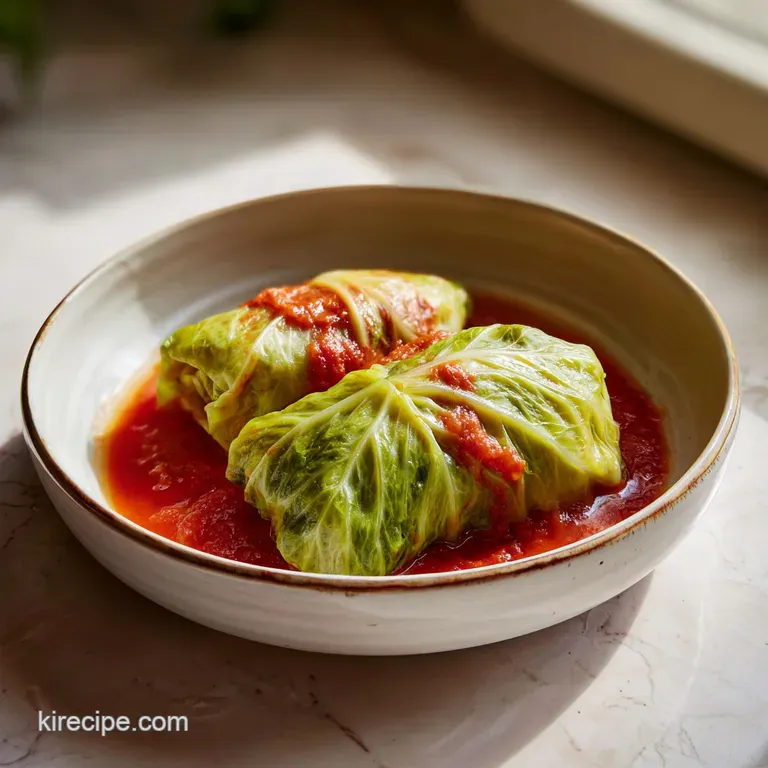 Traditional Stuffed Cabbage Rolls: Savory and Tangy