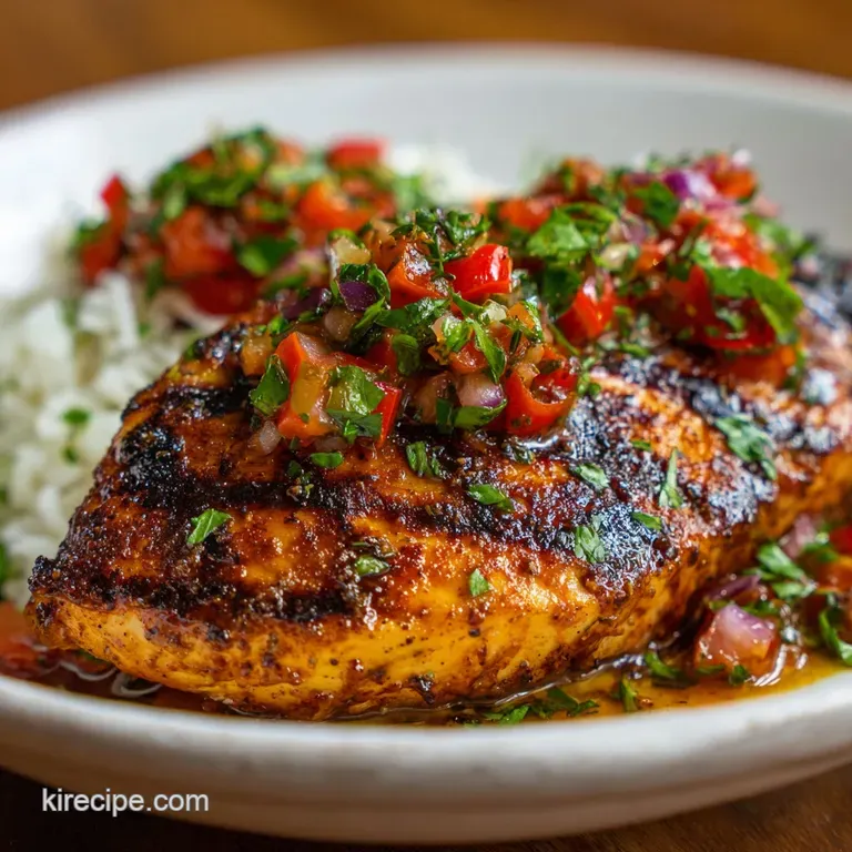 San Antonio Grilled Red Pepper Mexican Chicken