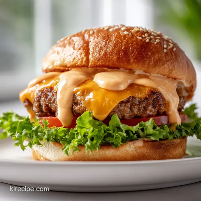 Close-up of burger sauce in a glass bowl, glistening with a light sheen. Condiment spoon resting beside it.