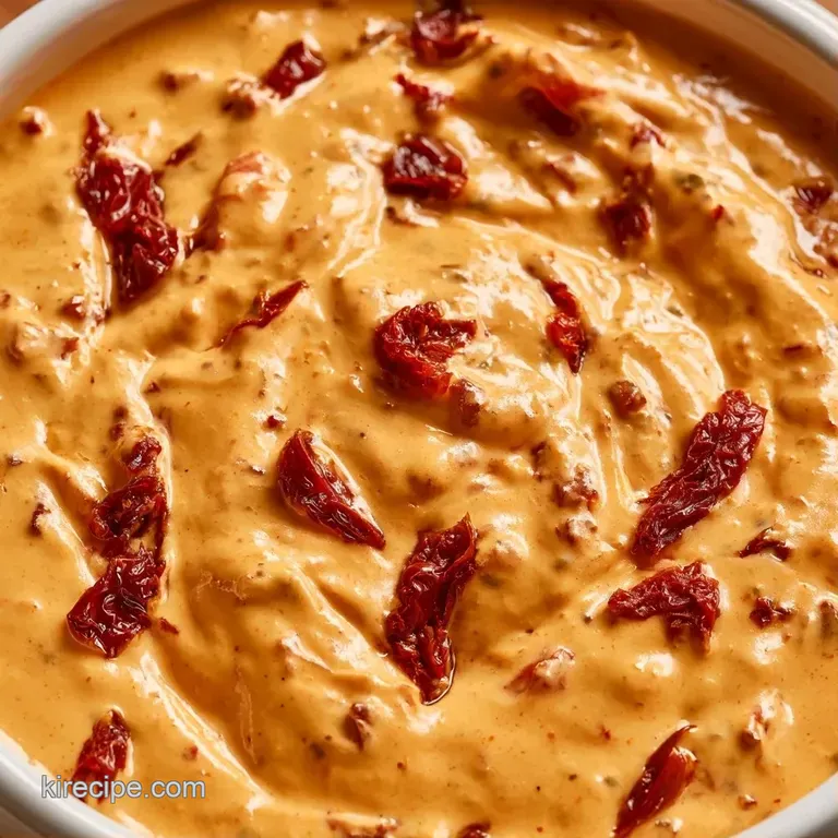 Swirled pasta topped with a rich, red creamy sauce and a fresh basil sprig on a minimalist white ceramic plate.