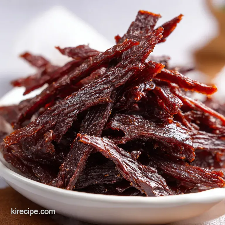 Teriyaki Beef Jerky: Savory Umami Glaze