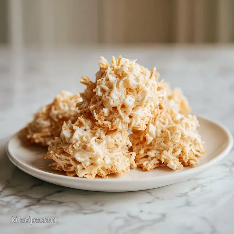 White Chocolate Haystacks: Silky and Crisp