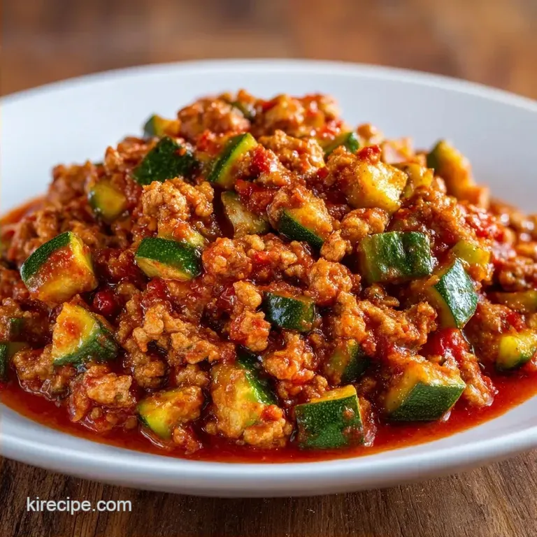 Zucchini Turkey Skillet: Savory and Healthy