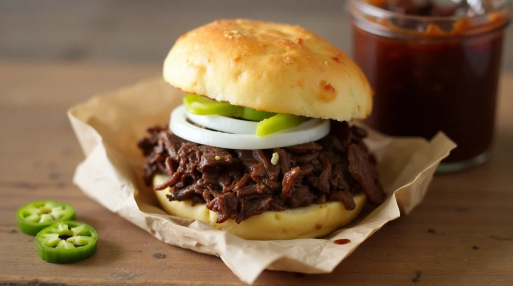 Chopped Beef Sandwich 