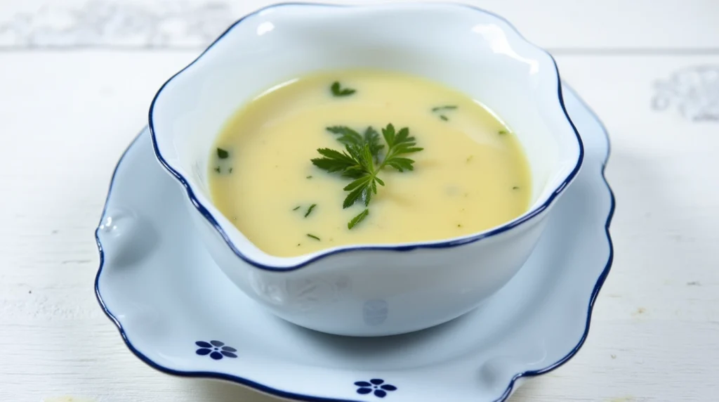 Czech Soup Sour Cream and Dill Recipe 