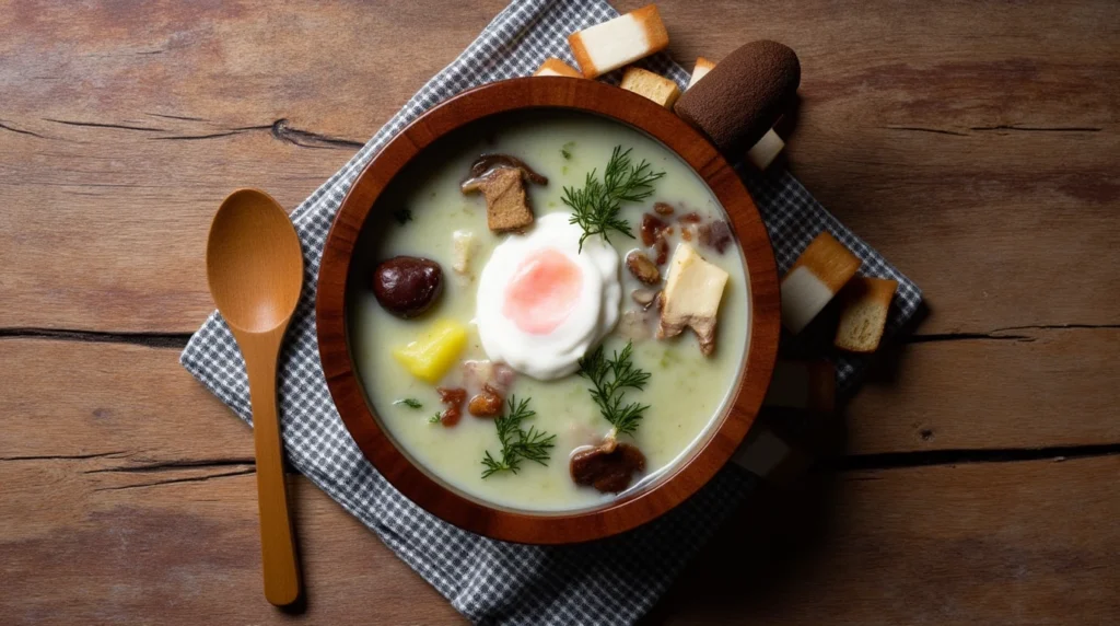 Czech Soup Sour Cream and Dill Recipe 