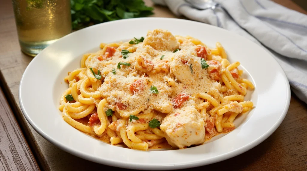 Garlic Parmesan Chicken Pasta