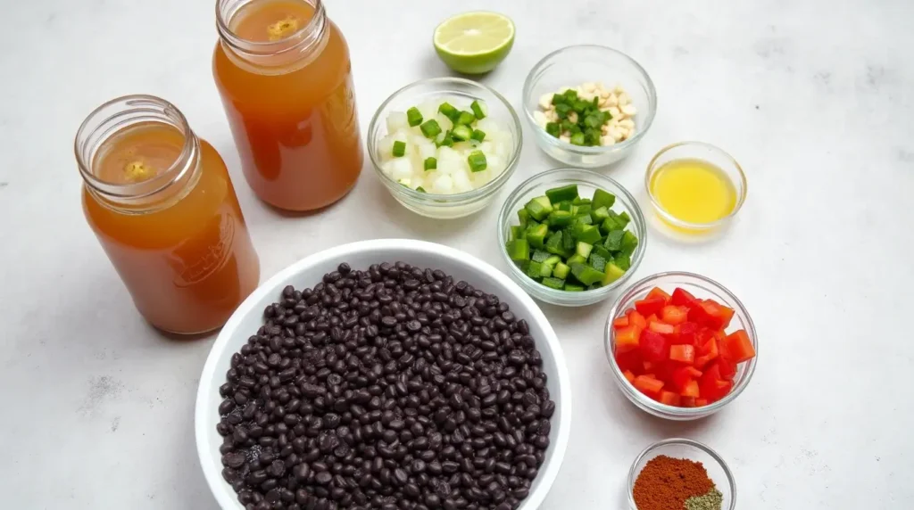 Purple Black Bean Soup Recipe