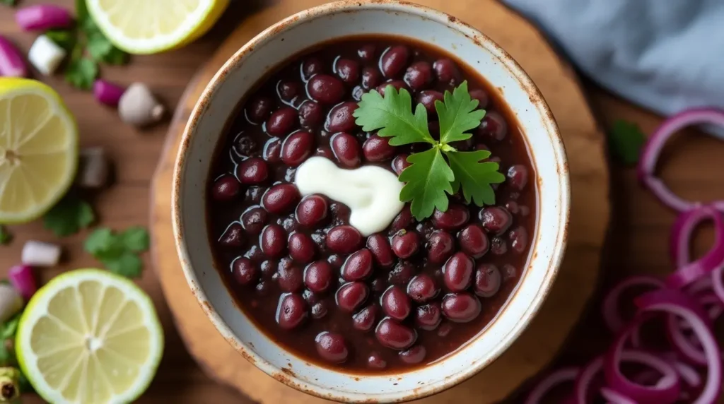 Purple Black Bean Soup Recipe