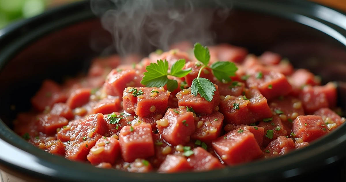 can you cook ground beef in a crock pot