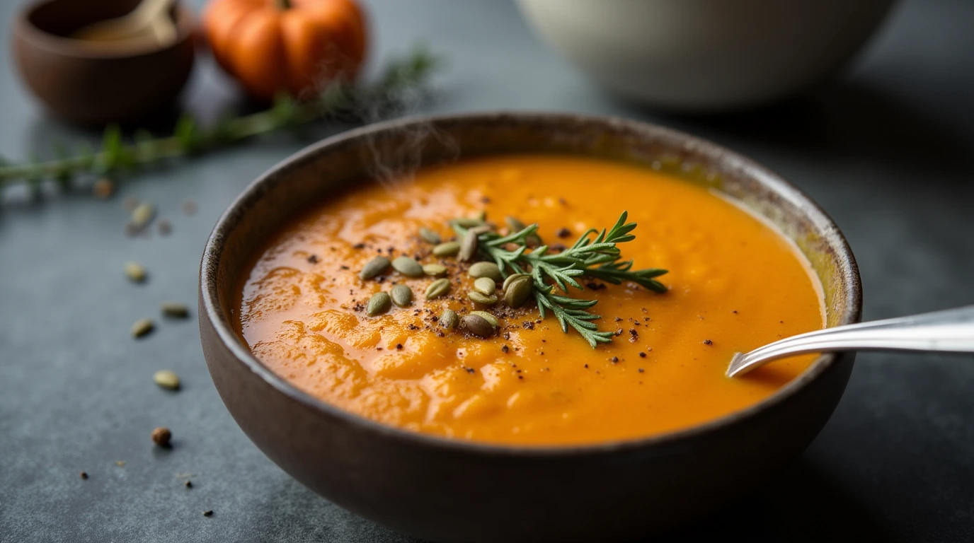 butternut squash and carrot soup