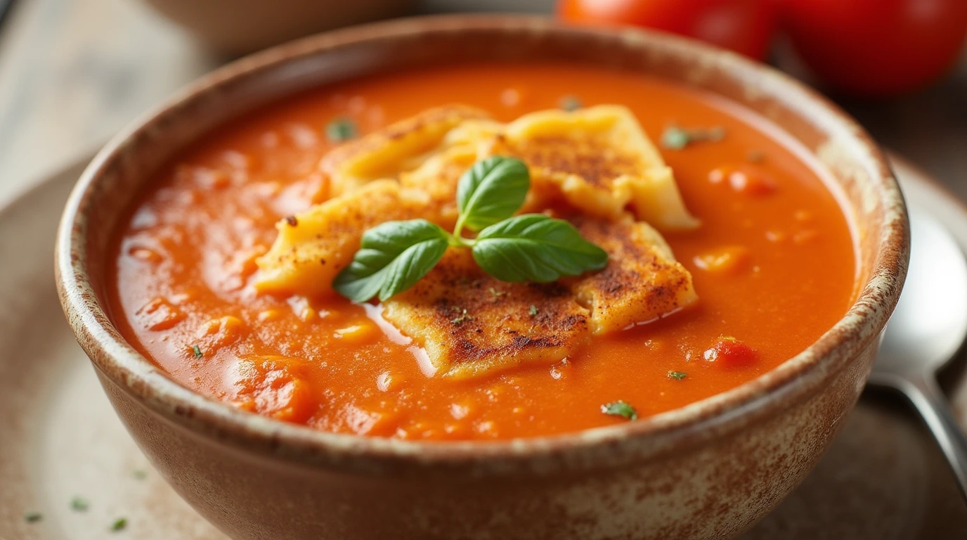 Tomato Soup and Grilled Cheese