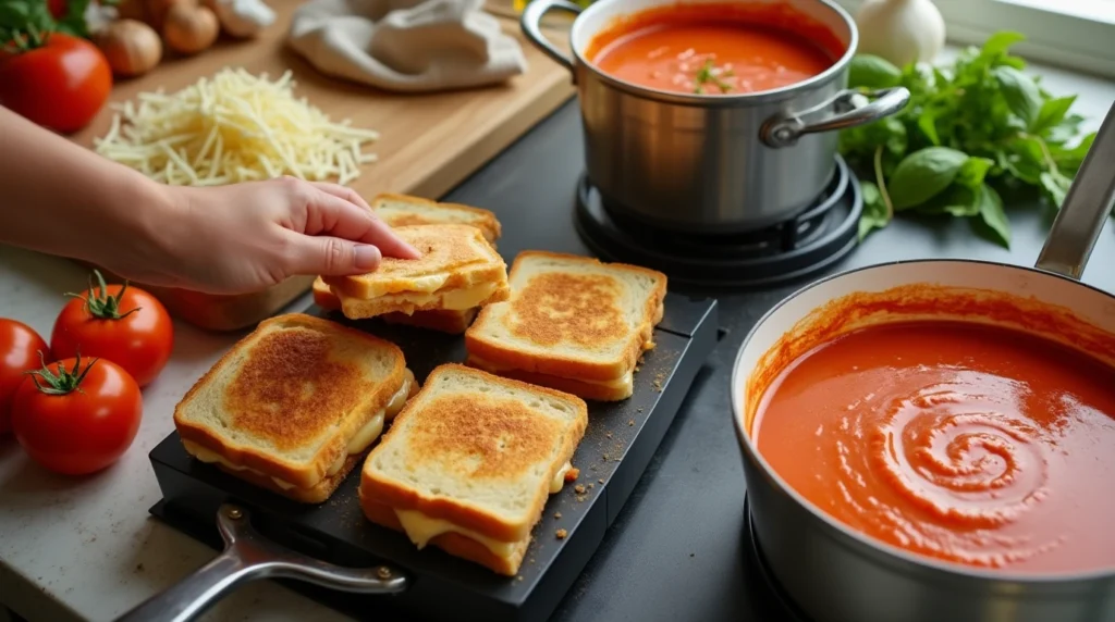 Tomato Soup and Grilled Cheese