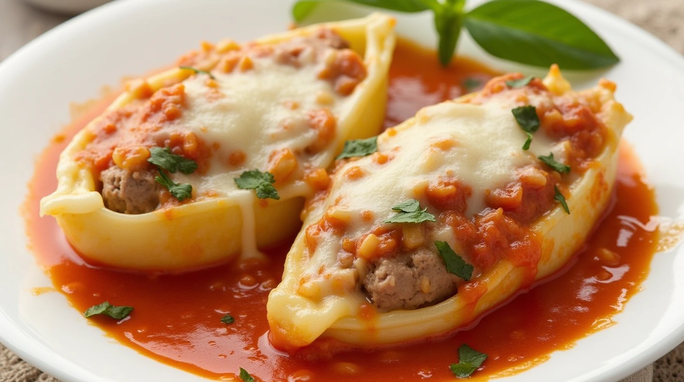 stuffed shells recipe with meat