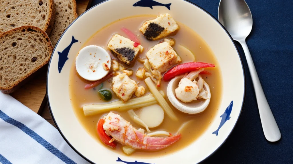 Kenny's Hot and Sour Seafood Soup