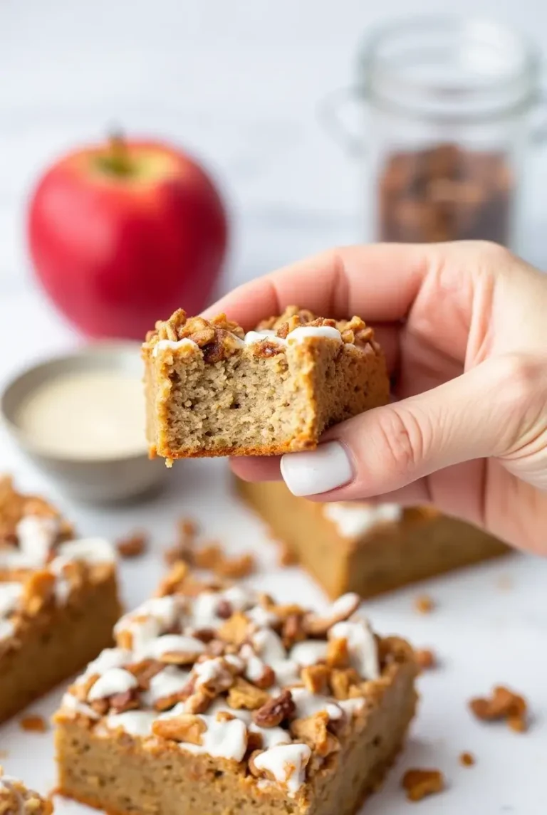 Apple Oatmeal Cake Half and Half