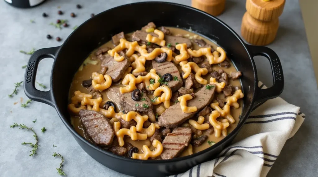 Beef Stroganoff Recipe no Mushrooms