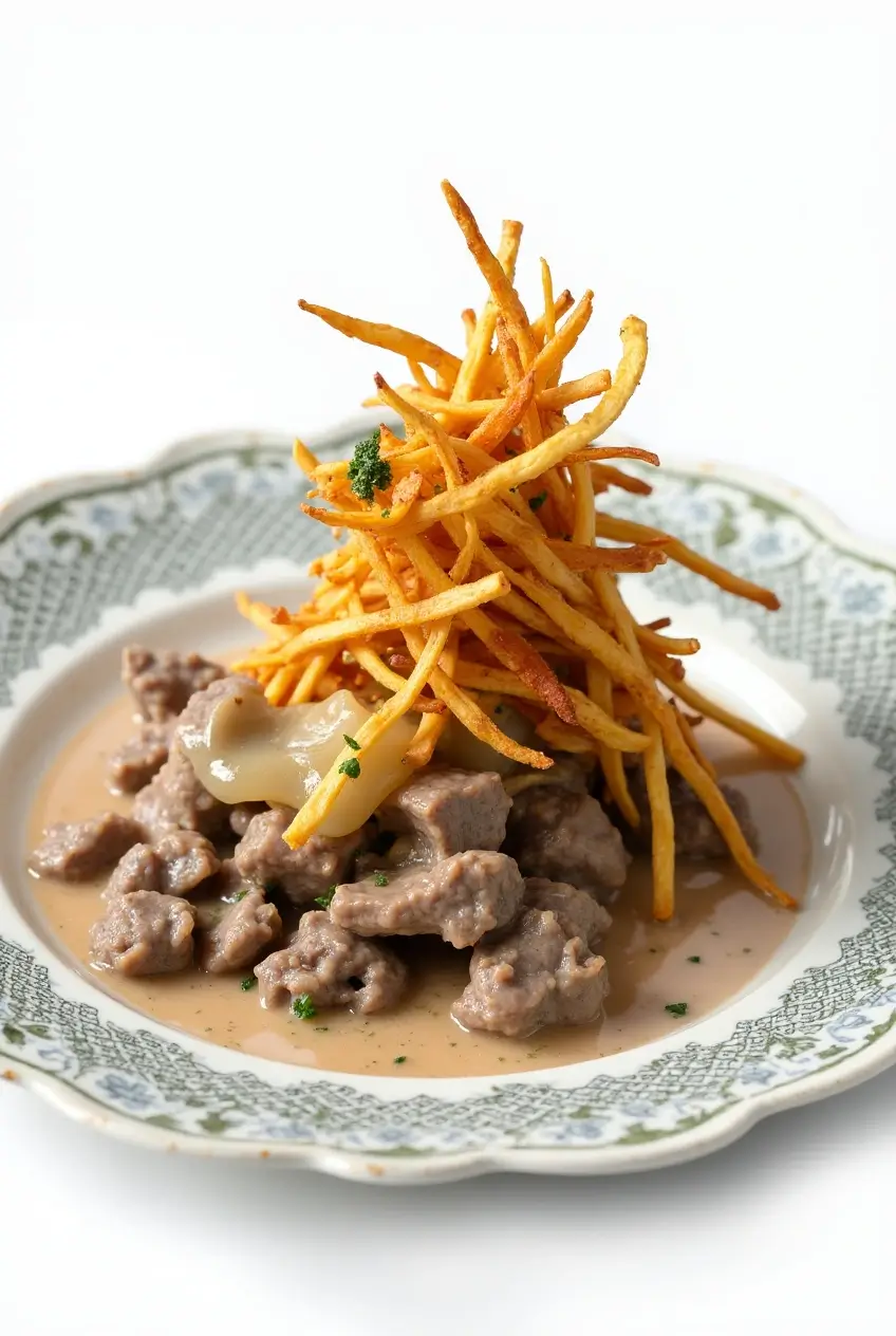 Beef Stroganoff With Potatoes Recipe