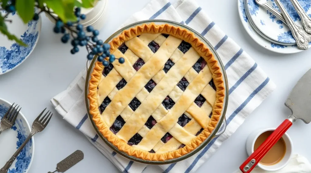 Blueberry Pie with Canned Filling