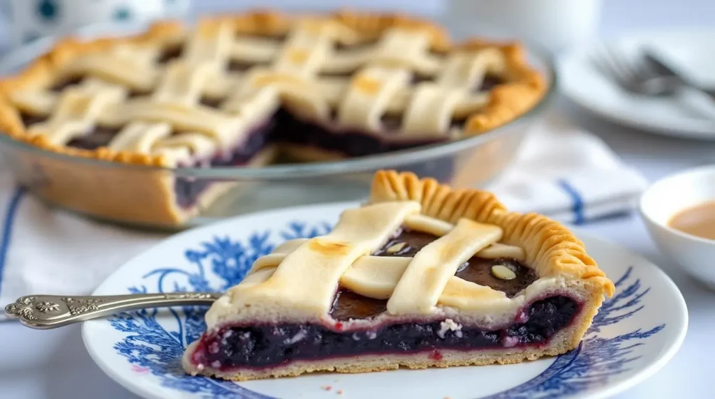 Blueberry Pie with Canned Filling