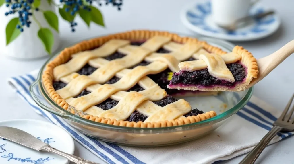 Blueberry Pie with Canned Filling