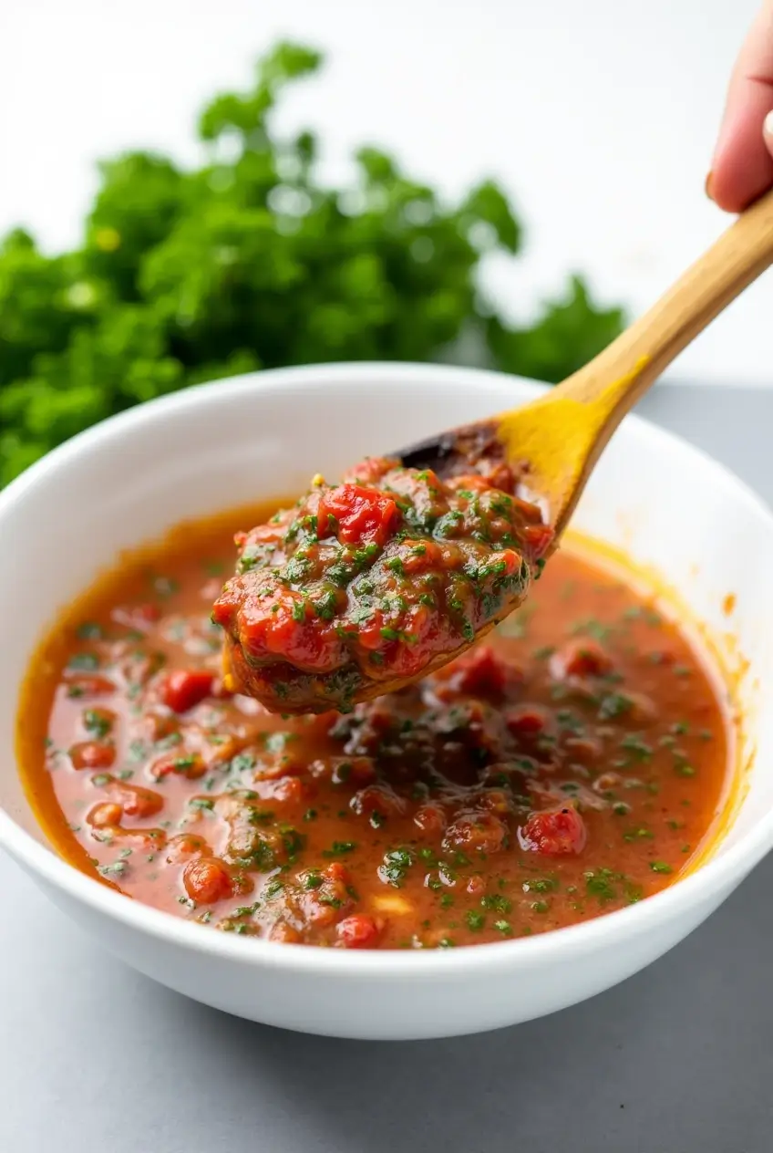 Chimichurri Pizza Sauce Sweet Tomatoes Recipe