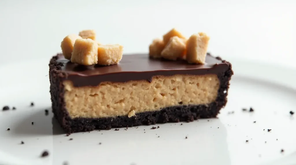 Chocolate Peanut Butter Mousse Cake with Oreo Crust