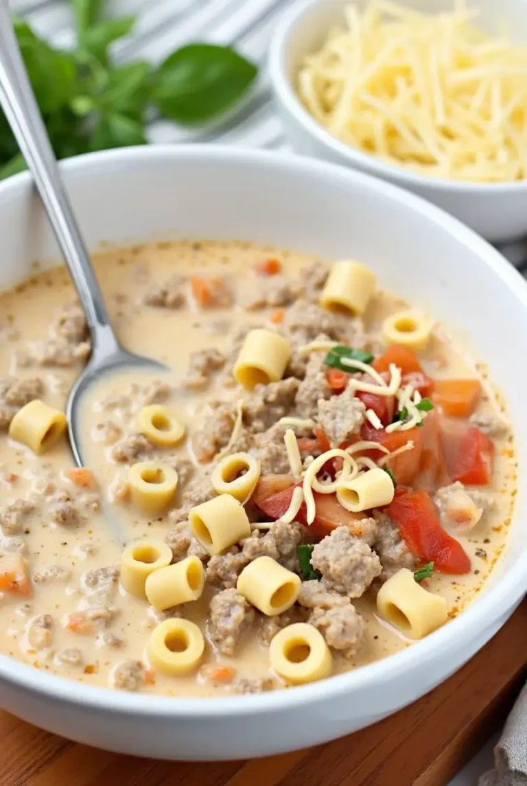 Creamy Parmesan Italian Sausage Soup Recipe