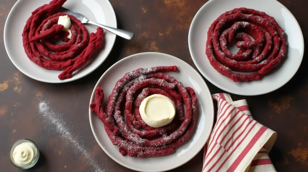 Easy Red Velvet Funnel Cake Recipe Using Box Cake Mix