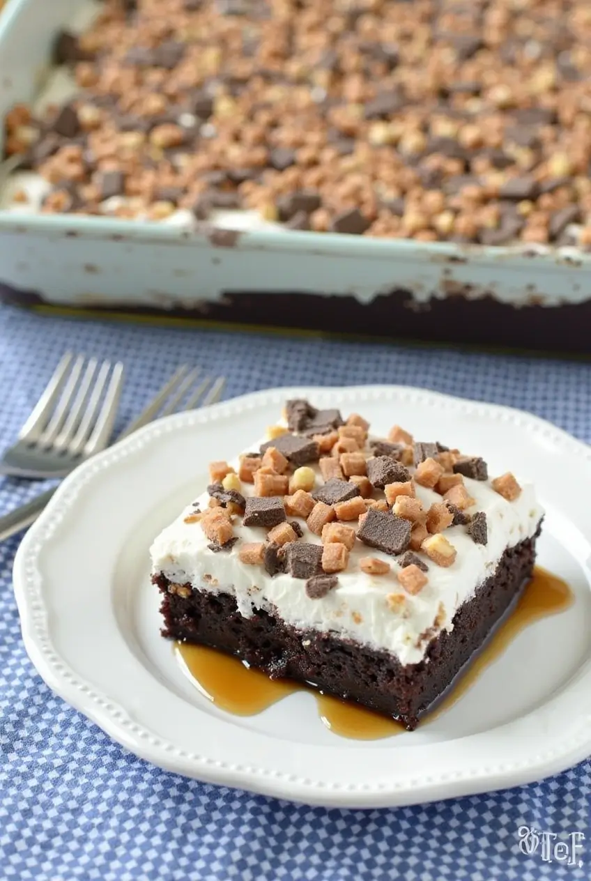 German Chocolate Poke Cake Recipe