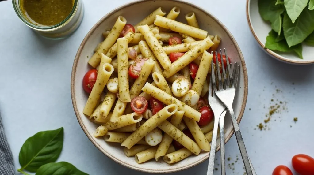 Gluten Free Chicken Pesto Pasta