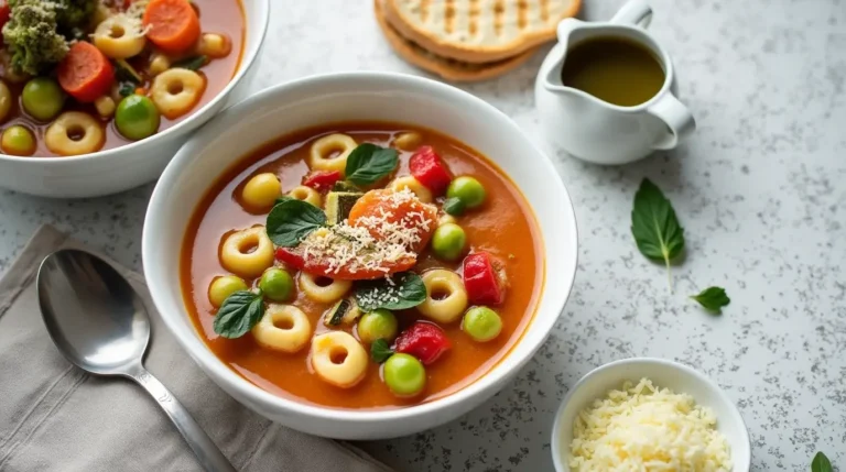 Ground Turkey Minestrone Soup