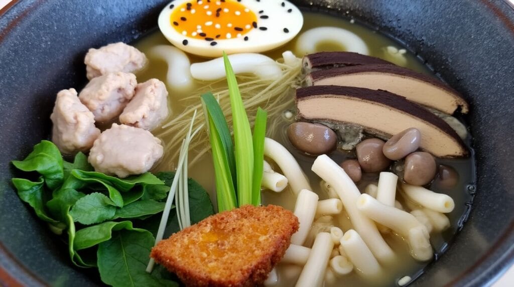 Japanese Udon Soup with Enoki