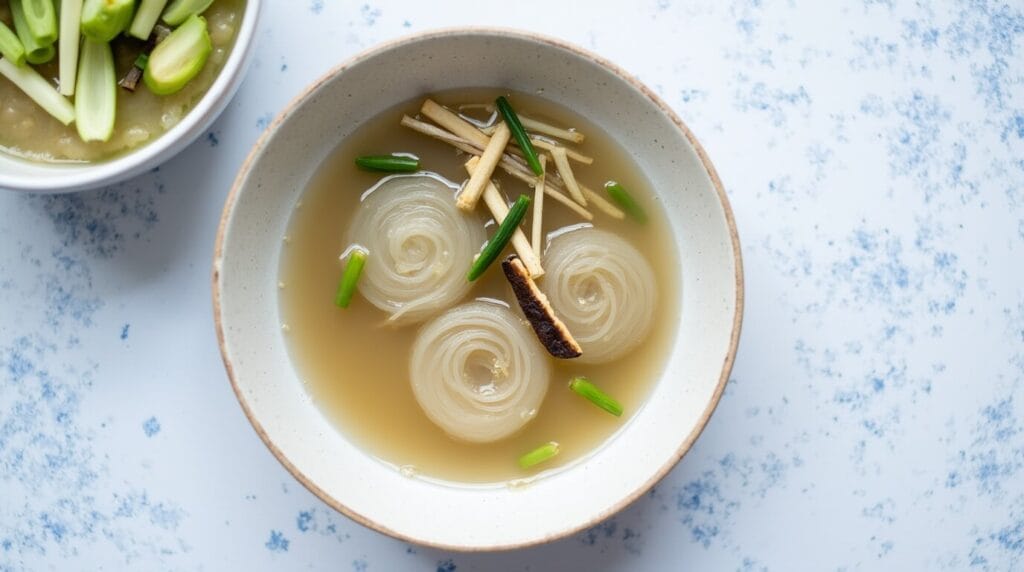 Japanese Udon Soup with Enoki