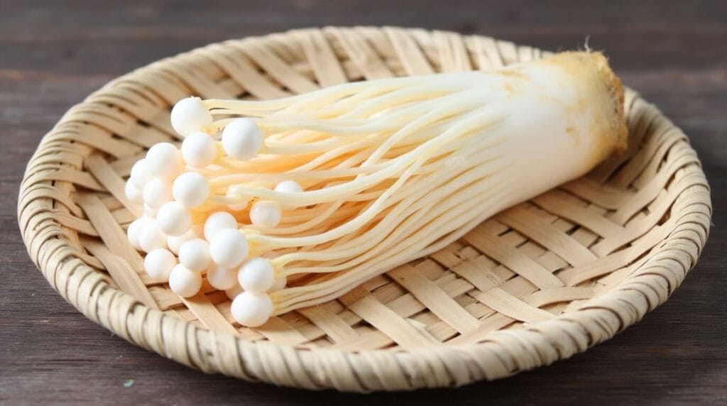 Japanese Udon Soup with Enoki