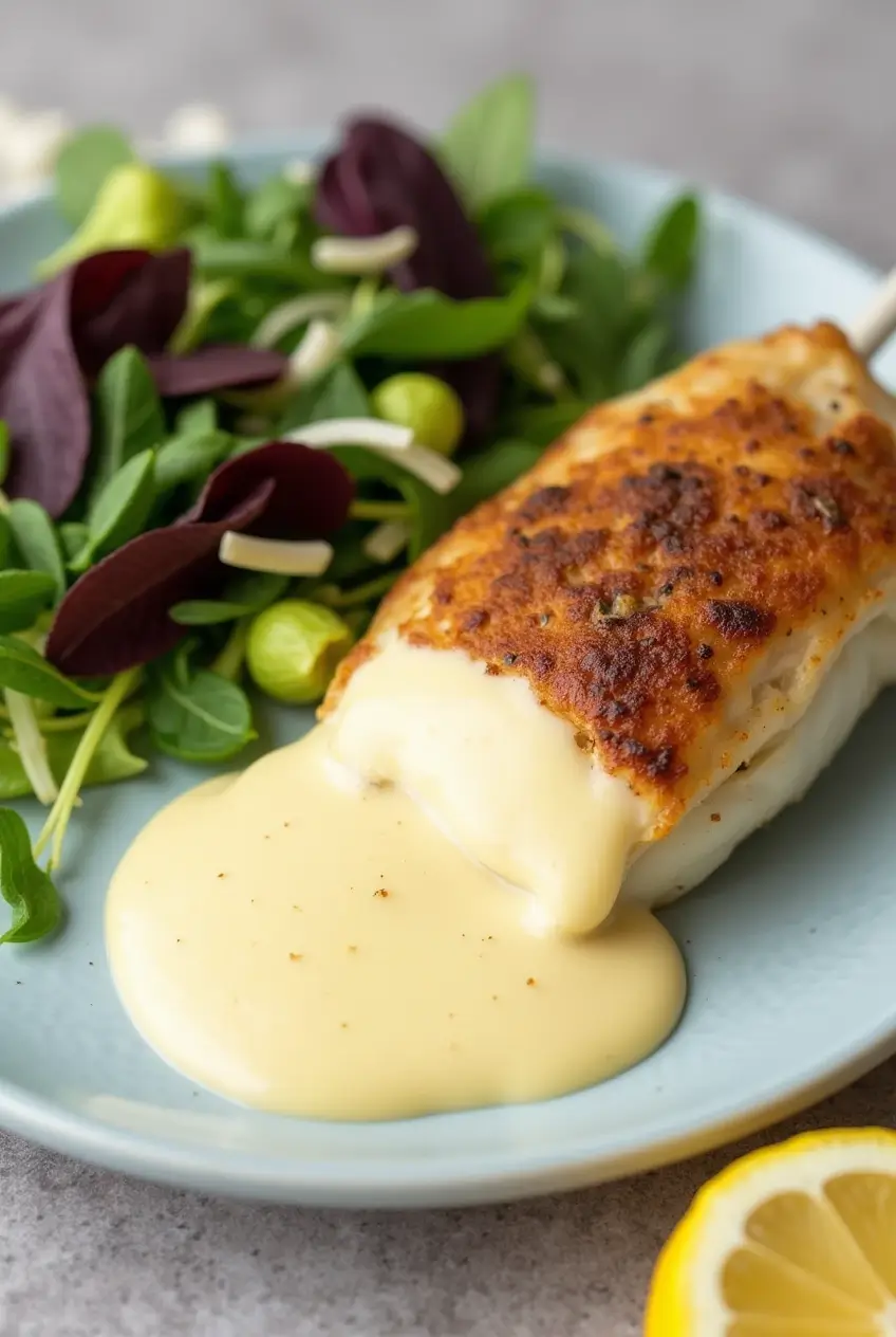 Lemon Chicken with hollandaise