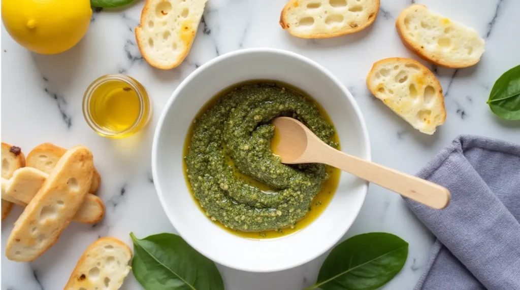 Lemon Pesto Sauce Recipe