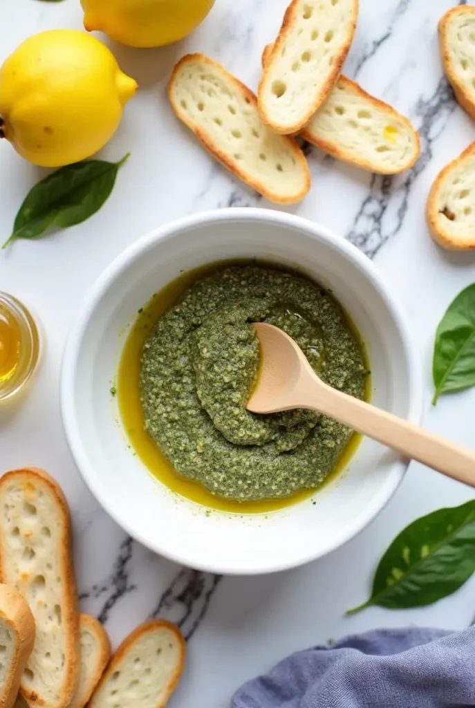 Lemon Pesto Sauce Recipe