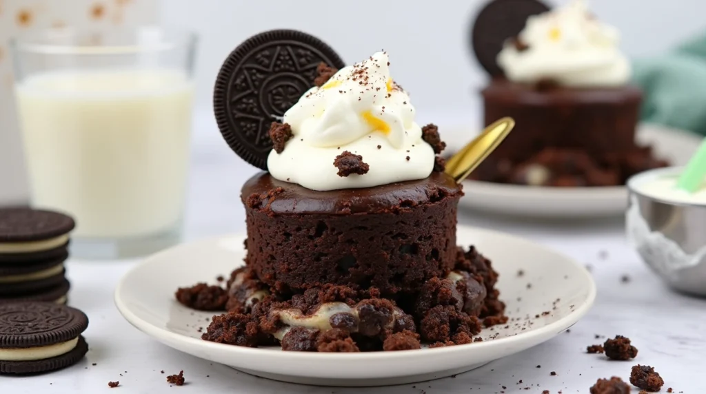 Oreo Lava Cake Crockpot with Candy Bar Recipe