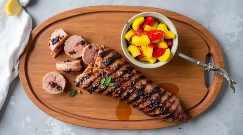 Pan Seared Tenderloin Recipe Paired With Pineapple Mango Salsa