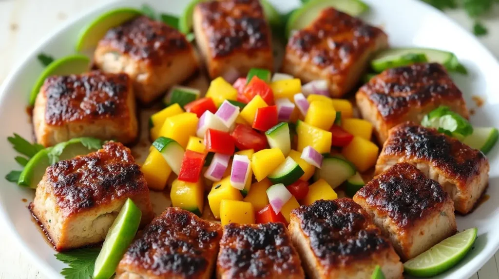 Pan Seared Tenderloin Recipe Paired With Pineapple Mango Salsa