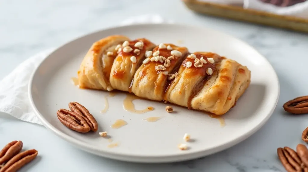 Recipe For Apple and Pecan Danish Pastry Tart