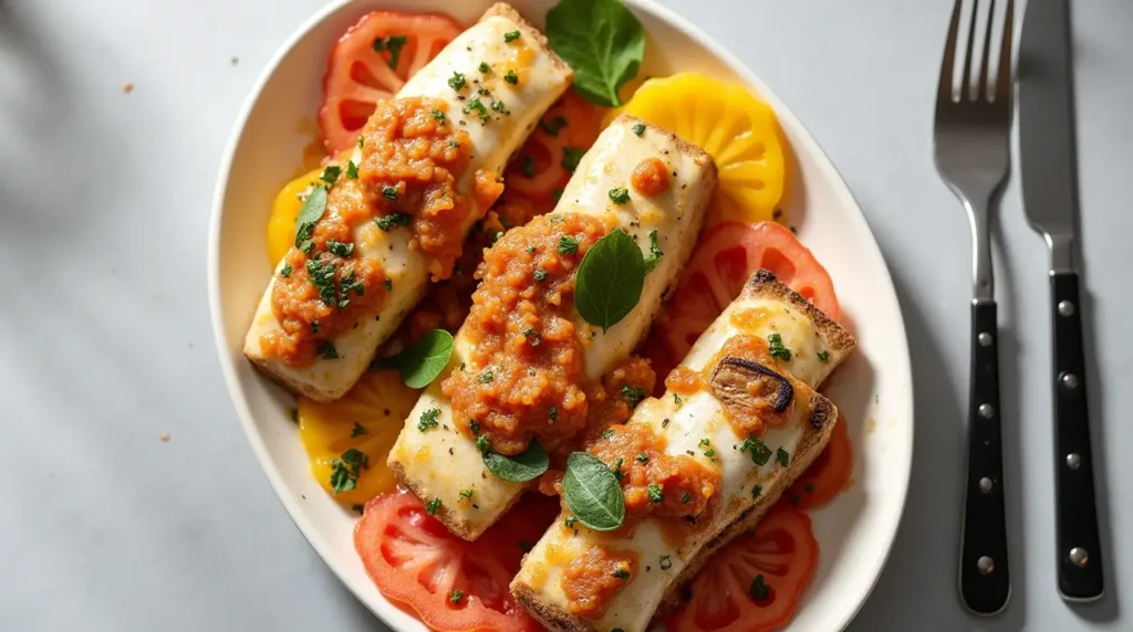 Recipe Halibut Marinara Sauce​