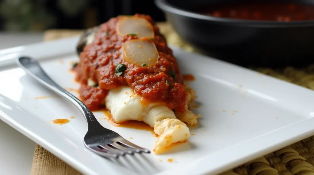 Recipe Halibut Marinara Sauce​