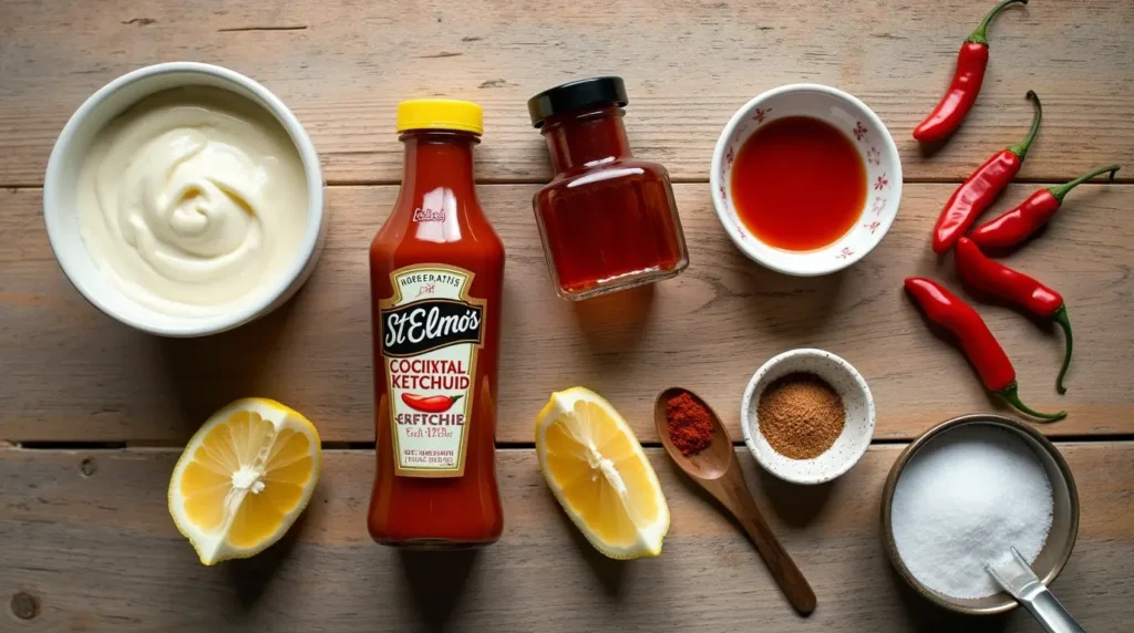 Recipe for St Elmo's Cocktail Sauce​