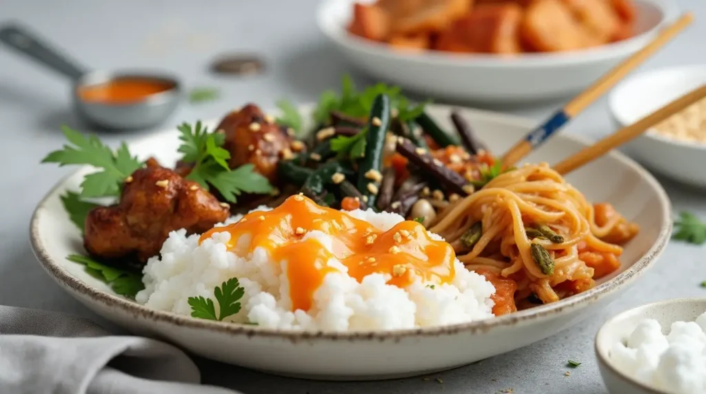 Rice Recipe with Korean Chicken