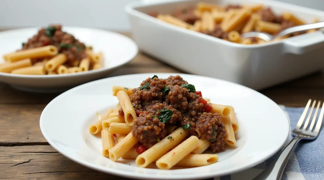 Slow Cooker Pasta Recipe Ground Beef