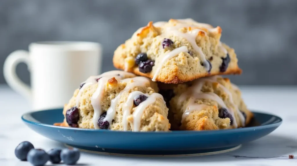 Sourdough Discard Blueberry Scones