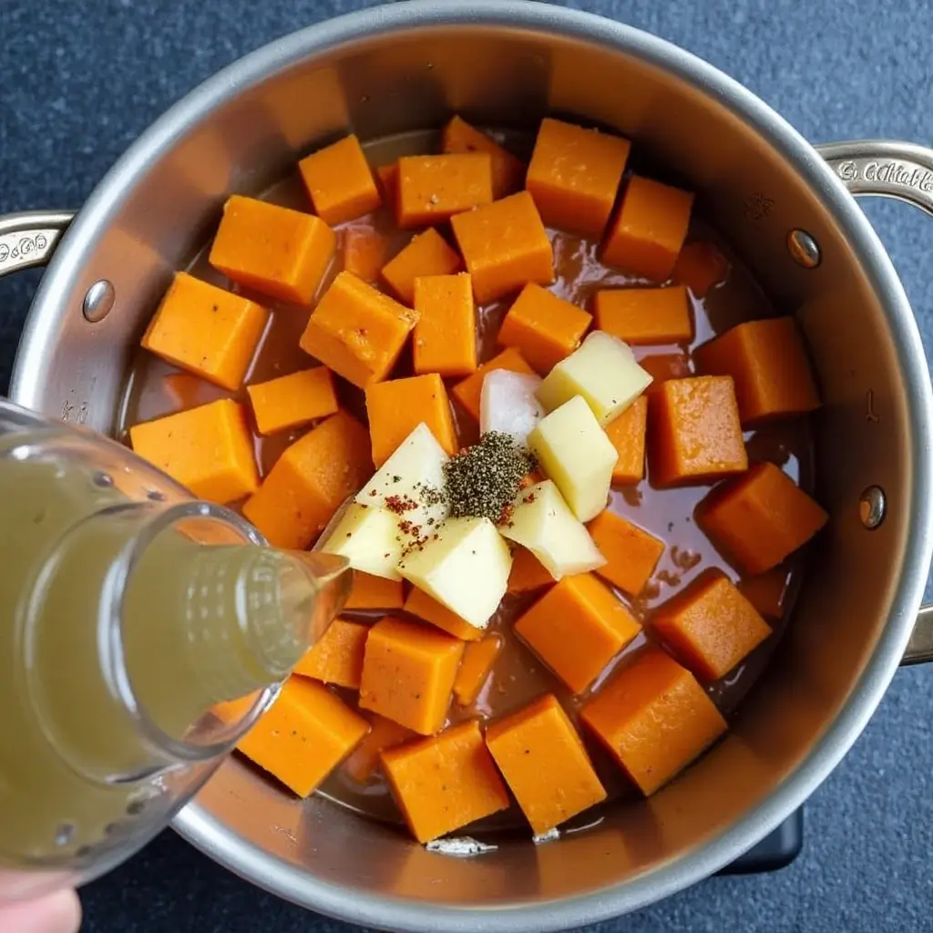 Squash and Sweet Potato Soup